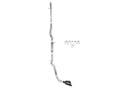 Hooker BlackHeart Single Exhaust System with Black Tips; Side Exit (19-23 Ranger)