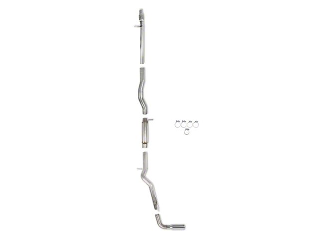 Hooker BlackHeart Single Exhaust System with Polished Tip; Side Exit (19-23 Ranger)