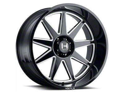 Hostile Omega Blade Cut 8-Lug Wheel; 26x12; -44mm Offset (01-06 Sierra 2500 HD)