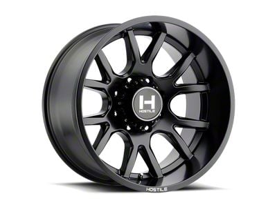 Hostile Rage Asphalt 8-Lug Wheel; 22x14; -76mm Offset (01-06 Sierra 2500 HD)