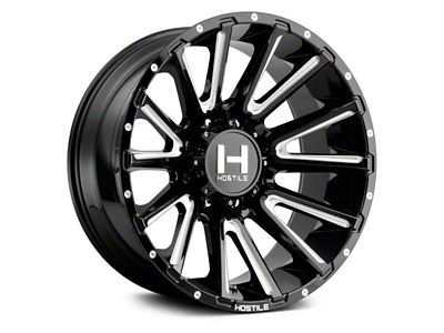 Hostile Typhoon Blade Cut 8-Lug Wheel; 22x10; -25mm Offset (01-06 Sierra 2500 HD)