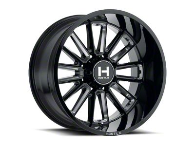 Hostile Predator Blade Cut 8-Lug Wheel; 20x12; -44mm Offset (01-06 Silverado 3500 HD SRW)