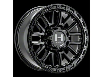 Hostile Ridgecrest Asphalt 8-Lug Wheel; 17x9; 0mm Offset (01-06 Silverado 3500 HD SRW)
