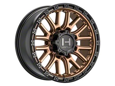 Hostile Ridgecrest Bronze 8-Lug Wheel; 17x9; 0mm Offset (01-06 Silverado 3500 HD SRW)