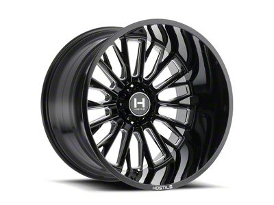 Hostile Fury Blade Cut 8-Lug Wheel; 24x14; -76mm Offset (03-09 RAM 2500)