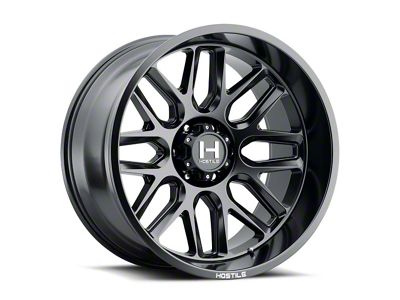 Hostile Vulcan Asphalt 8-Lug Wheel; 24x14; -76mm Offset (03-09 RAM 2500)