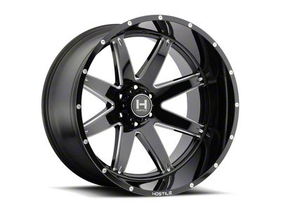 Hostile Alpha Blade Cut 8-Lug Wheel; 24x14; -76mm Offset (03-09 RAM 3500 SRW)