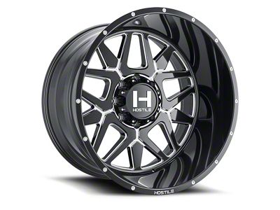 Hostile Diablo Blade Cut 8-Lug Wheel; 20x12; -44mm Offset (03-09 RAM 3500 SRW)