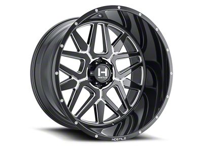 Hostile Diablo Blade Cut 8-Lug Wheel; 24x14; -76mm Offset (03-09 RAM 3500 SRW)