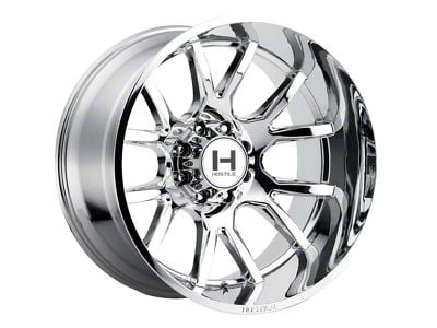 Hostile Rage Armor Plated 8-Lug Wheel; 22x10; -25mm Offset (03-09 RAM 3500 SRW)
