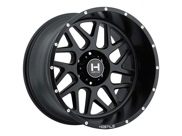 Hostile Sprocket Asphalt 6-Lug Wheel; 20x12; -44mm Offset (04-08 F-150)