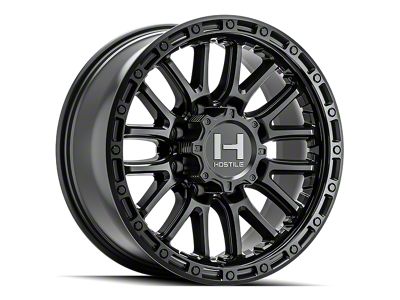 Hostile Ridgecrest Asphalt 6-Lug Wheel; 18x9; -12mm Offset (07-13 Sierra 1500)