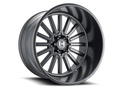 Hostile Titan Asphalt 6-Lug Wheel; 24x14; -76mm Offset (07-13 Sierra 1500)