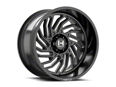 Hostile Twister Asphalt 6-Lug Wheel; 20x10; -19mm Offset (07-13 Sierra 1500)