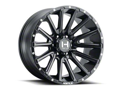 Hostile Typhoon Asphalt 6-Lug Wheel; 20x12; -44mm Offset (07-13 Sierra 1500)