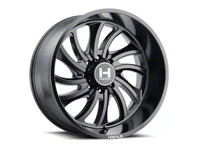 Hostile Demon Asphalt 8-Lug Wheel; 24x14; -76mm Offset (11-14 Sierra 2500 HD)