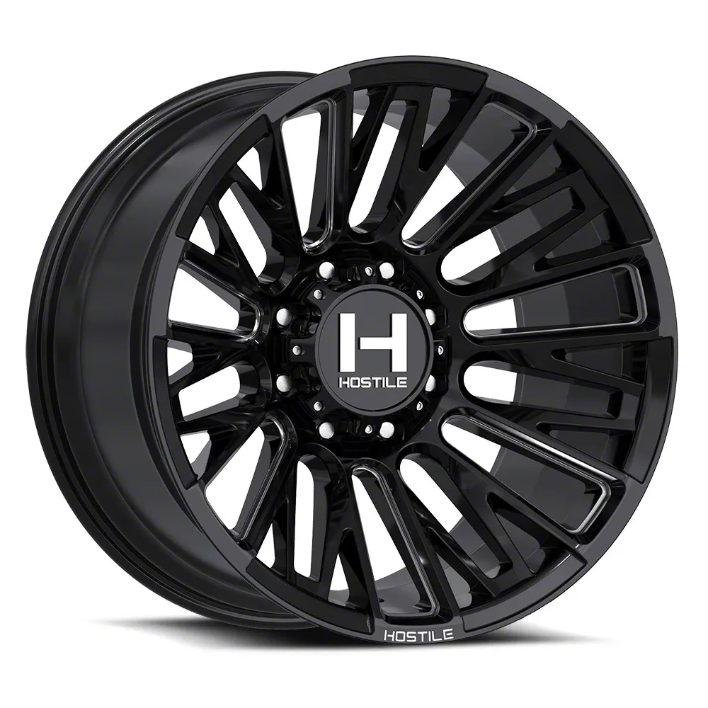 Hostile Justice Blade Cut 8-Lug Wheel; 20x10; -19mm Offset (11-14 ...