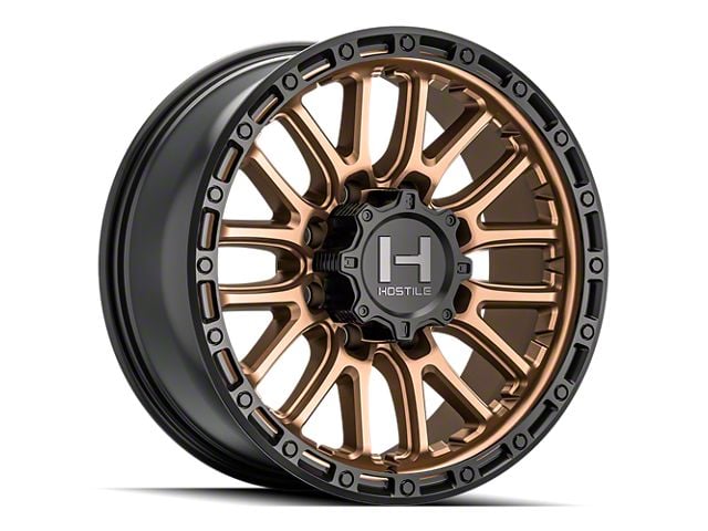 Hostile Ridgecrest Bronze 8-Lug Wheel; 20x9; 1mm Offset (11-14 Sierra 2500 HD)