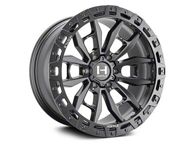 Hostile Crandon Asphalt 6-Lug Wheel; 17x9; 0mm Offset (07-13 Silverado 1500)