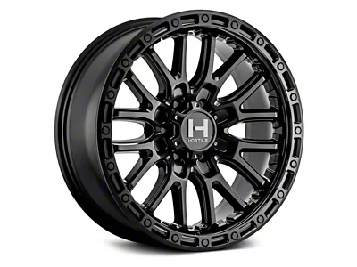 Hostile Ridgecrest Asphalt 6-Lug Wheel; 17x9; 0mm Offset (07-13 Silverado 1500)