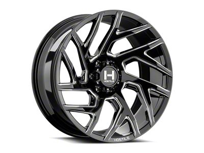 Hostile Vortex Blade Cut 6-Lug Wheel; 20x10; -19mm Offset (07-13 Silverado 1500)