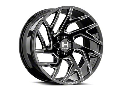 Hostile Vortex Blade Cut 6-Lug Wheel; 22x10; -25mm Offset (07-13 Silverado 1500)