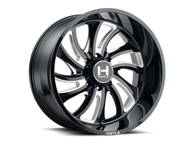 Hostile Demon Blade Cut 8-Lug Wheel; 24x14; -76mm Offset (07-10 Silverado 2500 HD)
