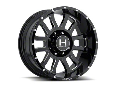 Hostile Gauntlet Blade Cut 8-Lug Wheel; 20x12; -44mm Offset (11-14 Silverado 2500 HD)