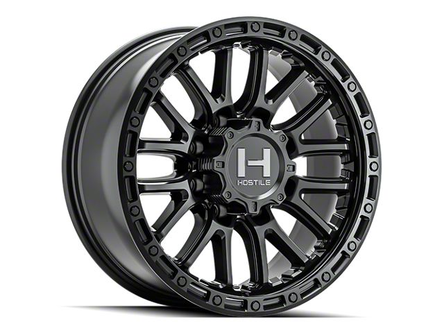 Hostile Ridgecrest Asphalt 8-Lug Wheel; 20x9; 1mm Offset (11-14 Silverado 2500 HD)