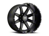 Hostile Alpha Asphalt 8-Lug Wheel; 22x12; -44mm Offset (11-14 Silverado 3500 HD SRW)