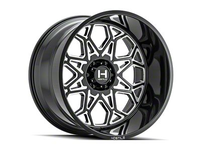 Hostile Anvil Blade Cut 8-Lug Wheel; 20x10; -19mm Offset (11-14 Silverado 3500 HD SRW)