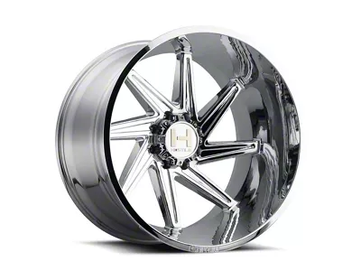 Hostile Dagr Armor Plated 8-Lug Wheel; Right Directional; 22x12; -44mm Offset (07-10 Silverado 3500 HD SRW)