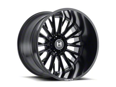 Hostile Fury Asphalt 8-Lug Wheel; 20x10; -19mm Offset (11-14 Silverado 3500 HD SRW)