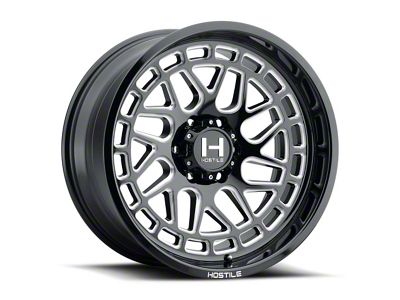 Hostile Reaper Blade Cut 8-Lug Wheel; 20x9; 0mm Offset (11-14 Silverado 3500 HD SRW)