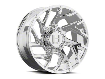 Hostile Vortex Armor Plated 8-Lug Wheel; 22x12; -44mm Offset (11-14 Silverado 3500 HD SRW)