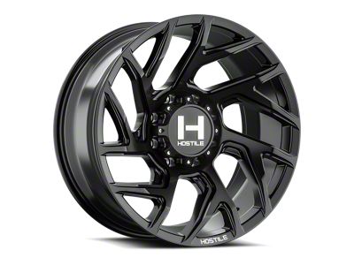 Hostile Vortex Asphalt 8-Lug Wheel; 20x9; 12mm Offset (11-14 Silverado 3500 HD SRW)