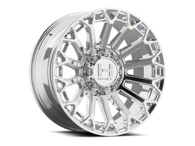 Hostile Warrior Armor Plated 8-Lug Wheel; 20x12; -44mm Offset (11-14 Silverado 3500 HD SRW)