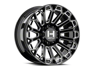 Hostile Warrior Blade Cut 8-Lug Wheel; 22x12; -44mm Offset (11-14 Silverado 3500 HD SRW)