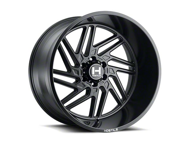 Hostile Jigsaw Asphalt 6-Lug Wheel; 20x9; 12mm Offset (07-14 Tahoe)