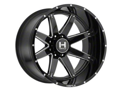 Hostile Alpha Blade Cut 8-Lug Wheel; 20x10; -19mm Offset (08-10 F-250 Super Duty)