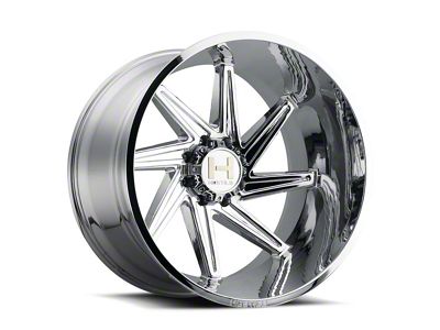 Hostile Dagr Armor Plated 8-Lug Wheel; Left Directional; 22x12; -44mm Offset (08-10 F-250 Super Duty)
