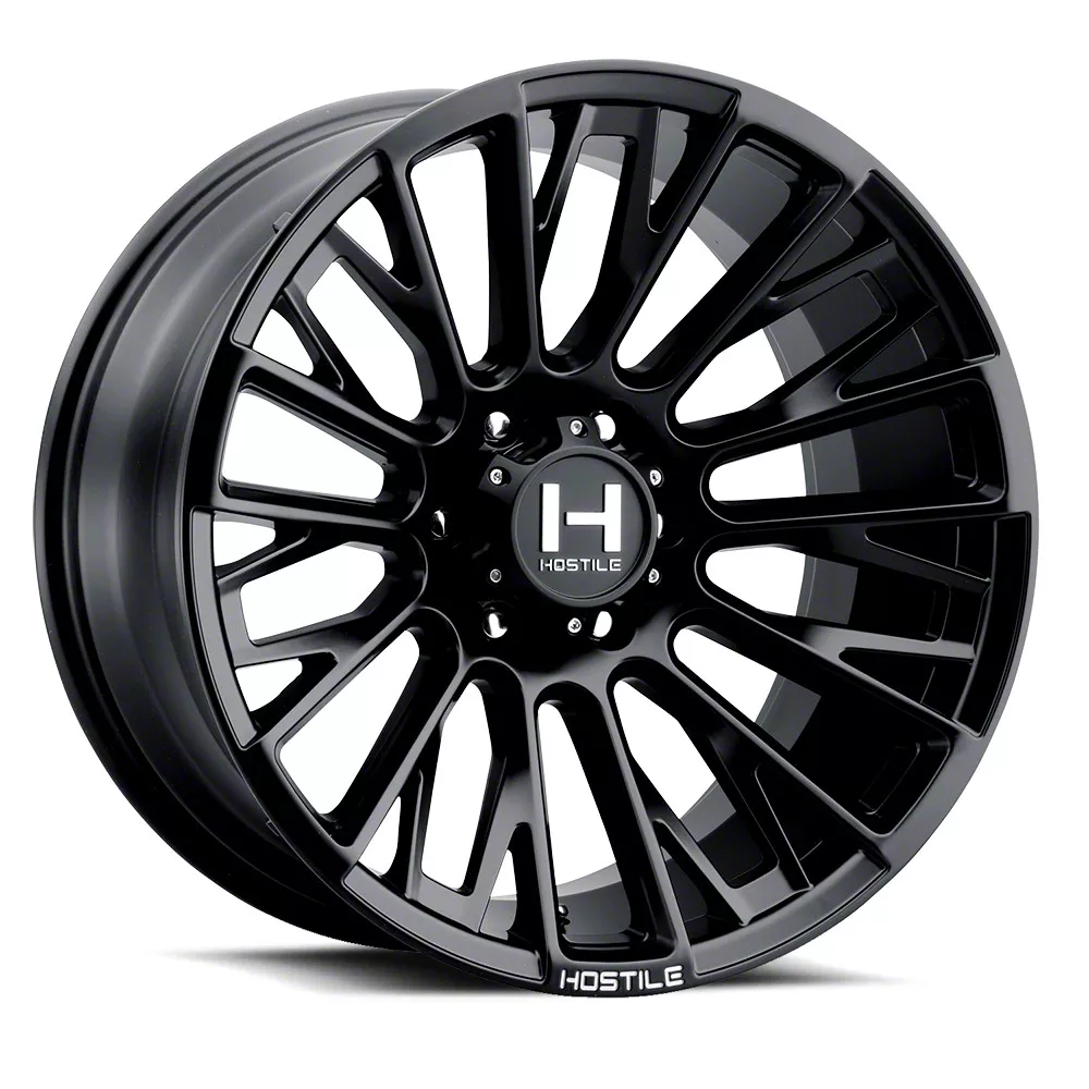Hostile Justice Gloss Black 8-Lug Wheel; 20x10; -19mm Offset (08-10 F ...