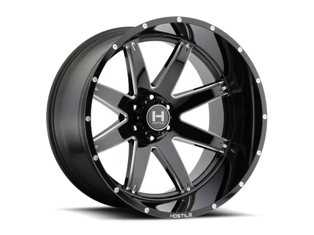 Hostile Alpha Blade Cut 5-Lug Wheel; 20x10; -19mm Offset (09-18 RAM 1500)