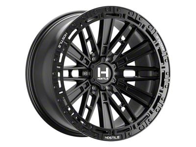 Hostile Mojave Asphalt 8-Lug Wheel; 18x9; 12mm Offset (10-18 RAM 2500)