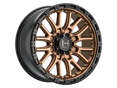 Hostile Ridgecrest Bronze 8-Lug Wheel; 17x9; 0mm Offset (10-18 RAM 3500 SRW)