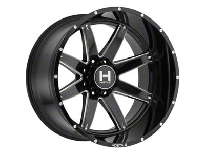 Hostile Alpha Blade Cut 8-Lug Wheel; 20x12; -44mm Offset (11-16 F-250 Super Duty)