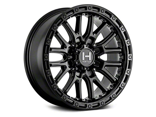 Hostile Ridgecrest Asphalt 8-Lug Wheel; 20x9; 1mm Offset (11-16 F-250 Super Duty)