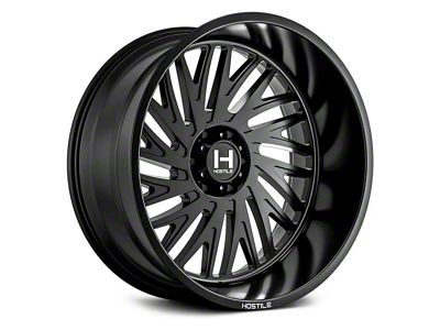 Hostile Syclone Asphalt 8-Lug Wheel; 22x12; -44mm Offset (11-16 F-250 Super Duty)