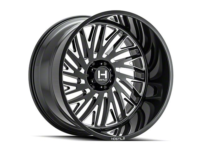 Hostile Syclone Blade Cut 8-Lug Wheel; 22x10; -25mm Offset (11-16 F-250 Super Duty)