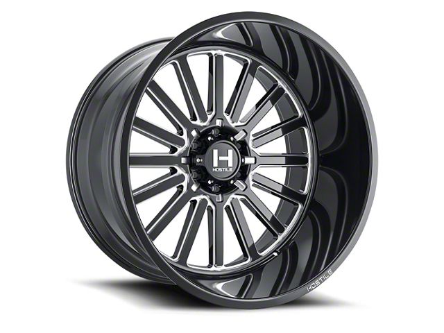 Hostile Titan Blade Cut 8-Lug Wheel; 20x9; 0mm Offset (11-16 F-250 Super Duty)